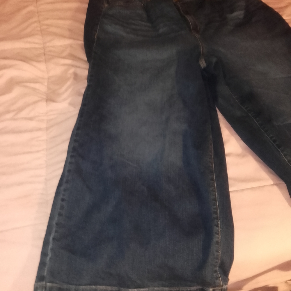 Casual Wide-Leg Denim Pants - Picture 10 of 12